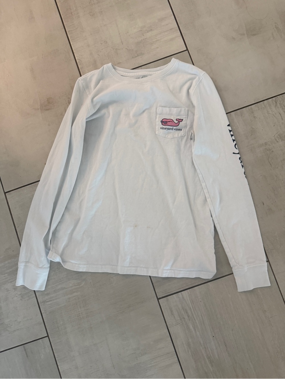 Vineyard Vines Labor Day/4th/Mem Day Long-Sleeve Pocket Tee size XS